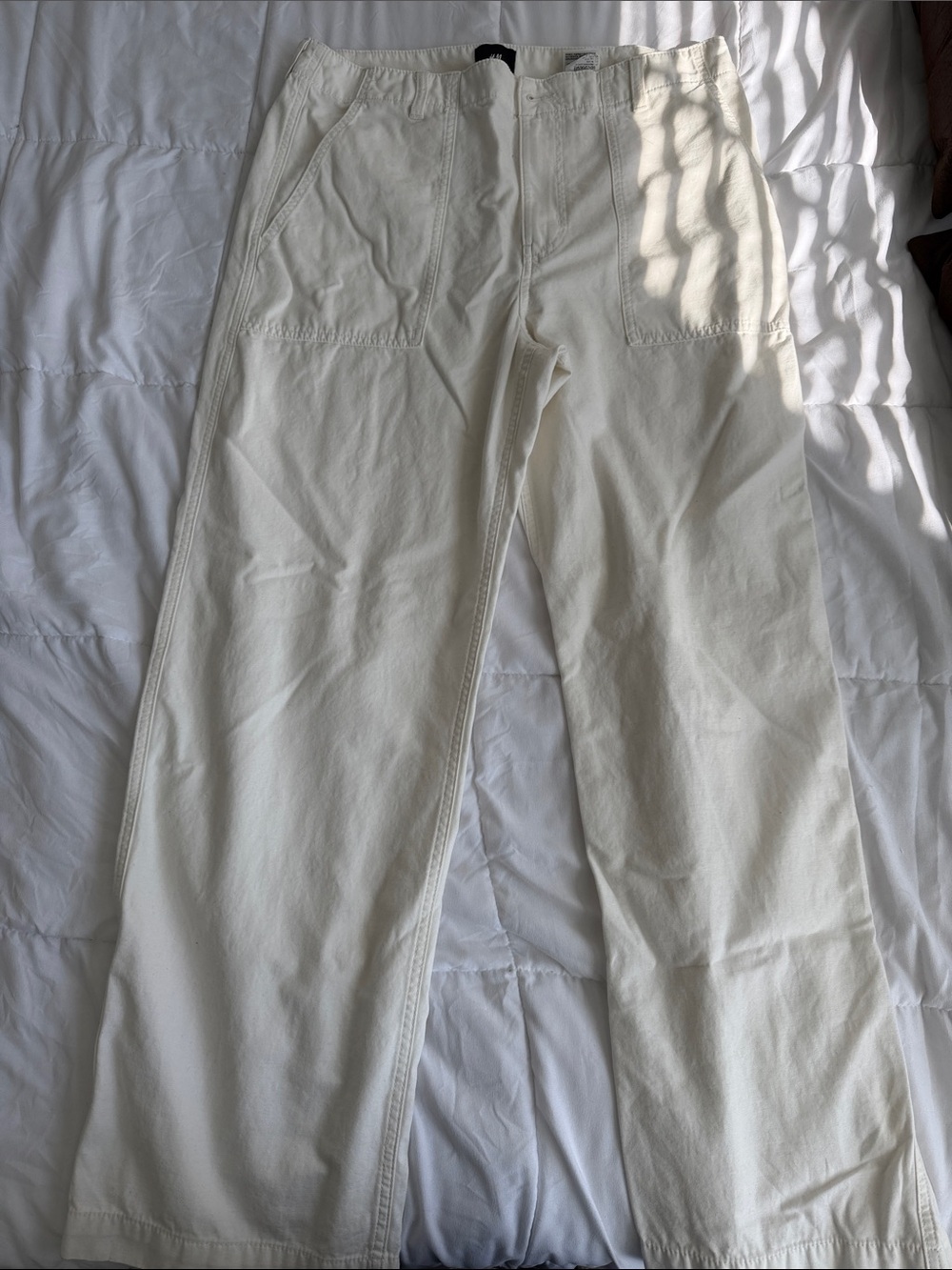 H&M Men's Chinos in Cream White